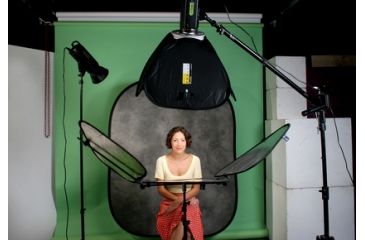 Image of Lastolite Camera Lighting Equipment Lastolite Trilite Reflector Kit W/Sunfire/Silver Reflector Panels LL-LR2933L