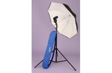 Image of Lastolite Camera Lighting Equipment Lastolite Umbrella Kit 32" All-In-One, Umb. TiltHead, 367B Stand, Bag LL-LU2475