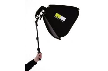 Image of Lastolite Ezybox Hotshoe Extension Handle in Use
