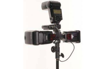 Image of Lastolite Triflash Sync Bracket Electrified Shoe Lock LL LA2455 In Use 2
