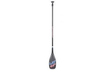 Image of Latitude 44 Navigator Adj Carbon Paddle, Palm Grip, Length to 86in, Black, Red, White, Blue, L44NADJ