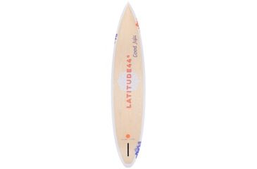Image of Latitude 44 Women,s Good Juju Paddle Board, Paulownia Wood, T6-TEC Construction, 11,6in, Purple, Org, Wood, L44GJJ116