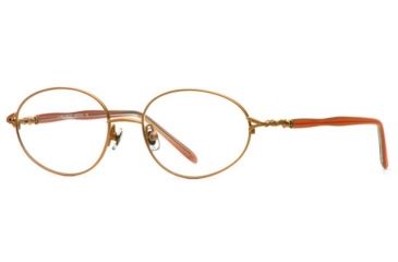 Image of Laura Ashley Antonia SELA ANTO00 Single Vision Prescription Eyewear - Champagne Gold SELA ANTO005135 GO