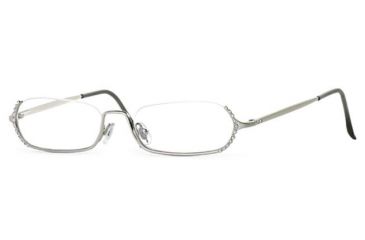 Image of Laura Ashley Christal SELA CHRI00 Eyeglass Frames - Silver SELA CHRI005245 SV