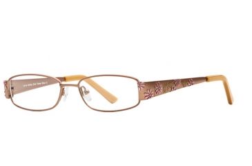 Image of Laura Ashley Flower Bliss SELG FLOB00 Eyeglass Frames - Brown Sugar SELG FLOB004525 BN