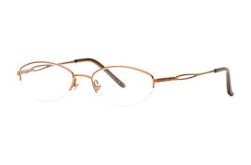 Image of Laura Ashley Hilda SELA HILD00 Bifocal Prescription Eyeglasses - Amber SELA HILD005235 BN