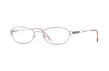 Image of Laura Ashley Lucille SELA LUCI00 Bifocal Prescription Eyeglasses - Pink Silver SELA LUCI005335 PK