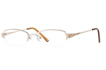 Image of Laura Ashley Nelly SELA NELL00 Eyeglass Frames - Gold Glow SELA NELL005135 GO