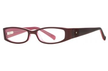 Image of Laura Ashley Petal Pusher SELG PETA00 Progressive Prescription Eyeglasses - Ruby SELG PETA004625 BUR