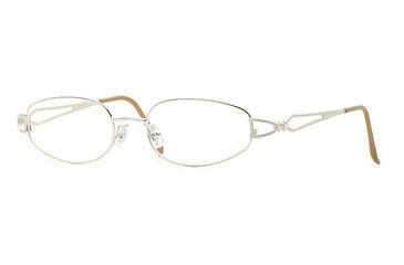 Image of Laura Ashley Sheridan SELA SHER00 Progressive Prescription Eyeglasses - Silver SELA SHER005235 SV
