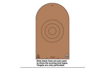 Image of Law Enforcement Targets NRA D-1 Cardboard Bianchi Cup Tombstone 100 Per Case