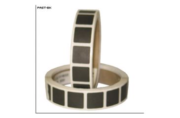 Image of Law Enforcement Targets Self-Adhesive Target Pasters 3/4 Inch Square Black 500 Per Roll