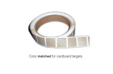 Image of Law Enforcement Targets Self-Adhesive Target Pasters 3/4 Inch Square Brown 500 Per Roll