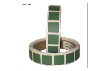 Image of Law Enforcement Targets Self-Adhesive Target Pasters 3/4 Inch Square Green 500 Per Roll