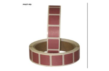 Image of Law Enforcement Targets Self-Adhesive Target Pasters 3/4 Inch Square Red 500 Per Roll