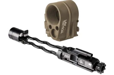 Image of Law Tactical AR Folding Adapter with ARIC-C Internal Carrier for Unsupressed Firearms, FDE