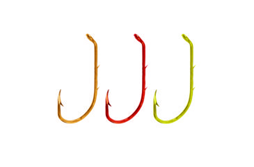 Image of Lazer Sharp Baitholder Hook,Offset,Down Eye,Two Slices,Forged,Assortment,G-Pack Hooks L181AGH-2