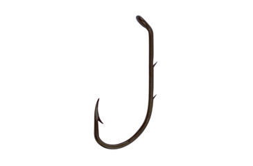 Image of Lazer Sharp Baitholder Hook,Offset,Down Eye,Two Slices,Forged,Platinum Black Plus,U-Pack Hooks L181BKU-4/0