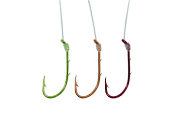 Image of Lazer Sharp Baitholder Snelled Hook,Offset,Down Eye,2 Slices,Medium Wire,Assorted L139AH-6