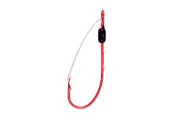 Image of Lazer Sharp Baitholder Hook,Weedless,Non-Offset,Ringed Eye,Red,Weedless Hooks L449WRGH-4