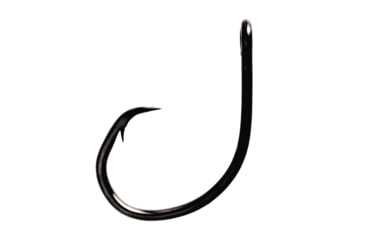 Image of Lazer Sharp Circle Sea Hook, Billfish Endorsed, Wide Gap, Non-Offset, Ringed Eye, Light Wire, Forged Point, Platinum Black Plus, U-Pack Hooks L2004ELU-9/0