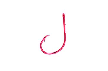 Image of Lazer Sharp Circle Sea Hook,Baitholder,Offset,2 Slices,Red,G-Pack Hooks L2197RGH-5/0
