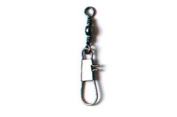 Image of Lazer Sharp Deluxe Barrel Swivel w/Interlock Snap,Black,Value Pack SLBIBKVP-10