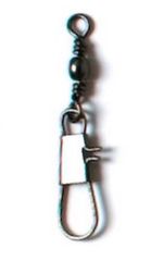 Image of Lazer Sharp Deluxe Barrel Swivel w/Interlock Snap,Nickel SLBIN-16