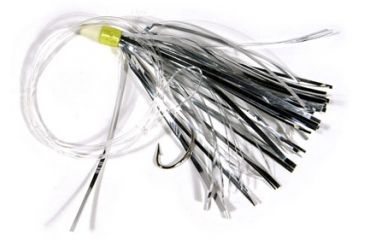 Image of Lazer Sharp Fluke Saltwater Rig,Nickel,36in,Silver Skirt L985-2/0
