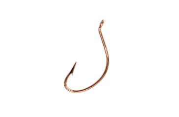 Image of Lazer Sharp Kahle Hook,Offset,Up Eye,Non-Forged,Plain Shank,Needlepoint,Bronze,G-Pack Hooks L144G-16