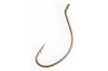 Image of Lazer Sharp Kahle Hook,Offset,Up Eye,Non-Forged,Plain Shank,Needlepoint,Bronze,G-Pack Hooks L144G-16