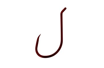 Image of Lazer Sharp Octopus Hook,Barbless,Long Shank,Offset,Up Eye,Forged,Needlepoint,Red,G-Pack Hooks L2RBG-2/0