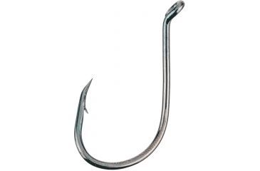 Image of Lazer Sharp Octopus Hook,Long Shank,Offset,Up Eye,Forged,Needlepoint,Platinum Black,G-Pack Hooks L2BG-3/0