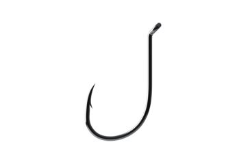 Image of Lazer Sharp Octopus Hook,Long Shank,Offset,Up Eye,Forged,Needlepoint,Platinum Black,G-Pack Hooks L2BG-9/0