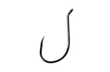 Image of Lazer Sharp Octopus Hook,Long Shank,Offset,Up Eye,Forged,Needlepoint,Platinum Black,U-Pack Hooks L2BU-2/0