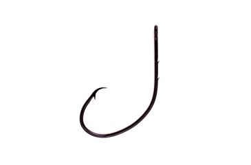 Image of Lazer Sharp Pro Baiter Circle Sea Hook,Offset,Ringed Eye,2 Slices,Light Wire,Black,G-Pack Hooks L787G-4
