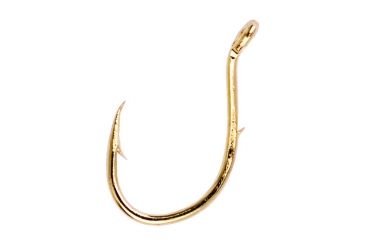 Image of Lazer Sharp Salmon Egg Hook Up Eye 1 Slice,Gold,G-Pack Hooks L038G-10
