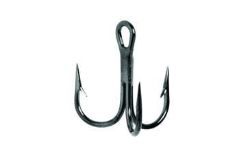 Image of Lazer Sharp Straight Point Saltwater Hook,Round Bend,Short Shank,3x Strong,Needlepoint,Platinum Black,G-Pack Hooks L7777BPGH-1