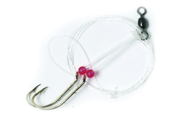 Image of Lazer Sharp Striped Bass Saltwater Rig,26in,Crane Swivel Red Bead,Gold L938-1/0