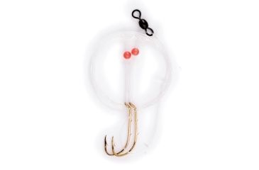 Image of Lazer Sharp Striped Bass Saltwater Rig,26in,Crane Swivel Red Bead,Gold L938-1/0