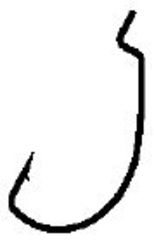 Image of Lazer Sharp Wide Gap Worm Hook,Platinum Black,G-Pack Hooks L092GK-3/0