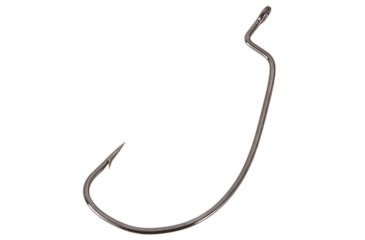 Image of Lazer Sharp Wide Gap Worm Hook,Platinum Black,U-Pack Hooks L092UH-5/0