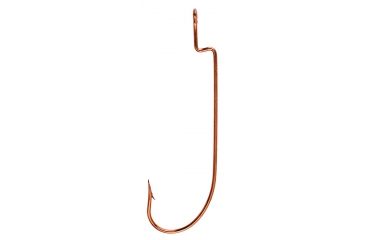 Image of Lazer Sharp Z-Bend Worm Hook,Southern Sprout,Light Wire,Bronze,100-Box Hooks L095JL-1/0