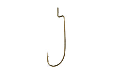 Image of Lazer Sharp Z-Bend Worm Hook,Southern Sprout,Light Wire,Bronze,G-Pack Hooks L095JLG-1