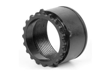 Image of LBE Unlimited AR 308 Barrel Nut, Black, LBARBNT308