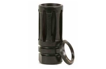 Image of LBE Unlimited AR15 308WIN Birdcage Style Flash Hider with Crush Washer, Black, LBARA2FH-308