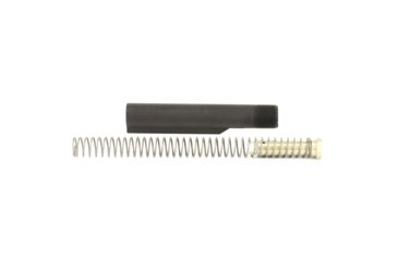 Image of LBE Unlimited AR15 Mil Spec Buffer Tube Kit w/ Buffer Tube, Castle Nut, and Lock Plate, Black, LBMILBUFKT
