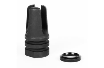 Image of LBE Unlimited ARFH3PNG Three Prong Flash Hider 5.56x45mm NATO 1/2-28 Tpi Black