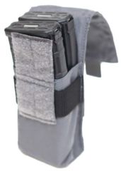 Image of LBX Tactical Double Stack M4 Mag Pouch, Wolf Grey LBX-0302 Wolf Grey