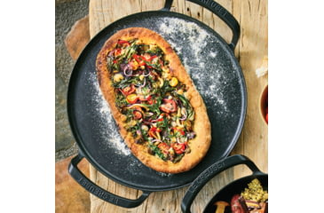 Image of Le Creuset Alpine Outdoor Collection - Pizza Pan, Matte Black, 15in, 20272035000001